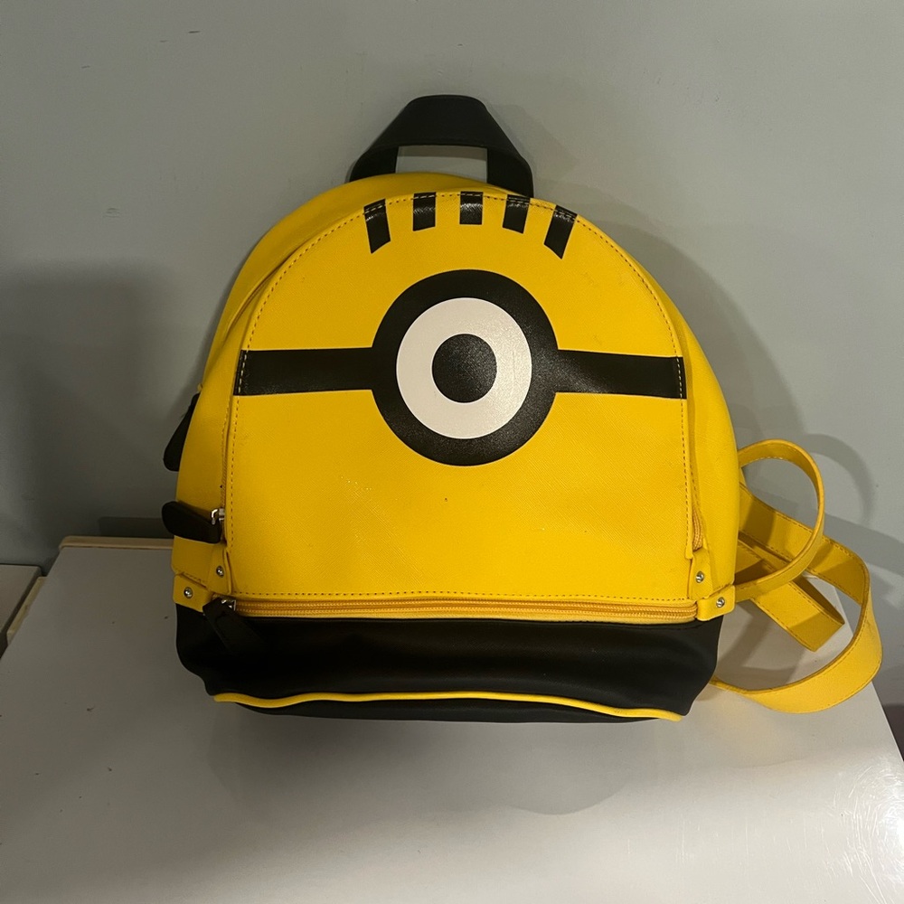 Universal Studios Yellow and Black Minion Backpack